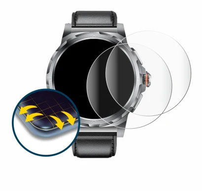 Immagine del dispositivo LIGE SML6-R-E 1.43" con un'ampia varietà di protezioni per lo schermo.