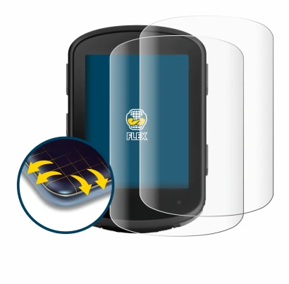 Immagine del dispositivo Garmin Edge 540 Solar con un'ampia varietà di protezioni per lo schermo.