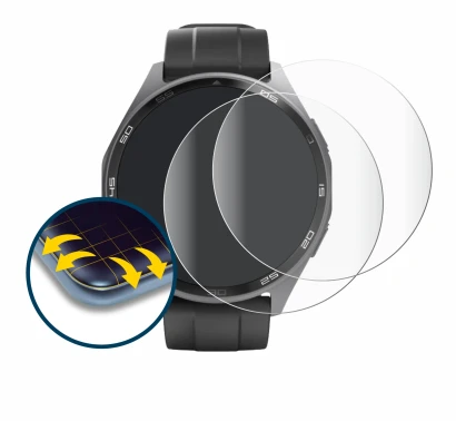 Immagine del dispositivo Hama Smartwatch 7010 con un'ampia varietà di protezioni per lo schermo.