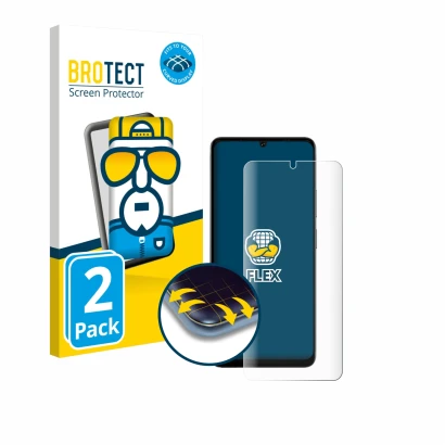 Parte frontale di una confezione del prodotto con il logo del marchio BROTECT. Accanto è raffigurato il dispositivo Doogee Not