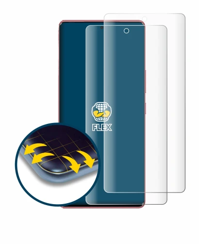 Immagine del dispositivo Infinix Note 50s con un'ampia varietà di protezioni per lo schermo.