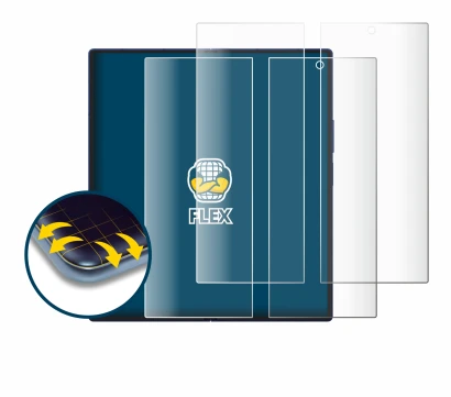 Immagine del dispositivo Samsung Galaxy Z Fold 7 (Display interno) con un'ampia varietà di protezioni per lo schermo.