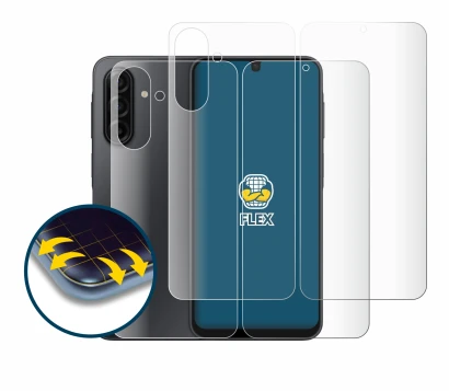 Immagine del dispositivo Samsung Galaxy A17 5G (Fronte+Retro) con un'ampia varietà di protezioni per lo schermo.