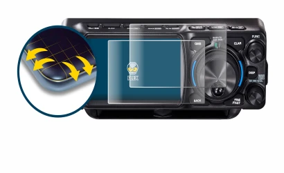 Immagine del dispositivo Yaesu FTX-1 con un'ampia varietà di protezioni per lo schermo.