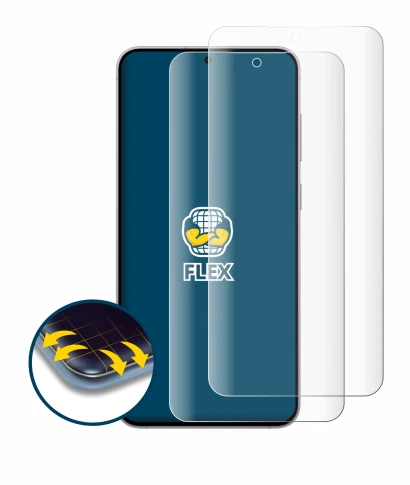 Immagine del dispositivo Samsung Galaxy S25 FE con un'ampia varietà di protezioni per lo schermo.