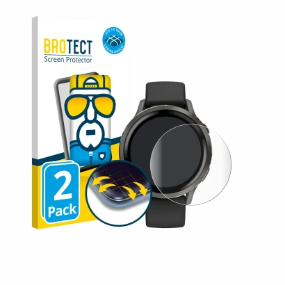 Parte frontale di una confezione del prodotto con il logo del marchio BROTECT. Accanto è raffigurato il dispositivo Garmin Ven