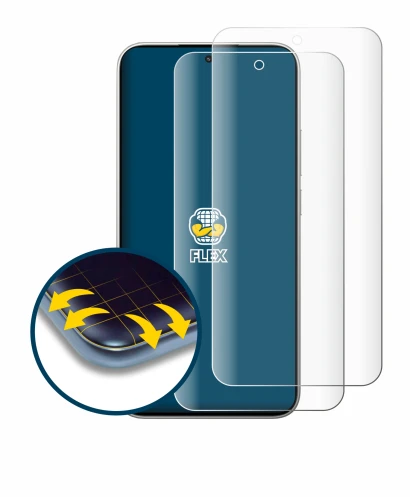 Immagine del dispositivo Xiaomi 15T con un'ampia varietà di protezioni per lo schermo.