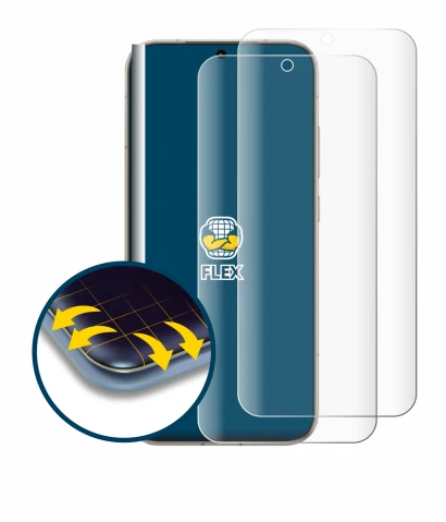 Immagine del dispositivo Honor Magic 8 con un'ampia varietà di protezioni per lo schermo.