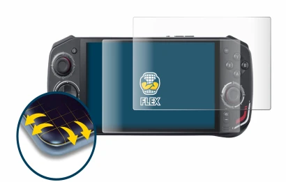 Immagine del dispositivo Acer Nitro Blaze 7 con un'ampia varietà di protezioni per lo schermo.