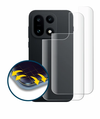 Immagine del dispositivo OnePlus 15 (Posteriore) con un'ampia varietà di protezioni per lo schermo.
