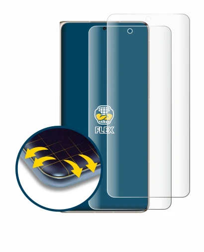 Immagine del dispositivo Huawei Mate X7 con un'ampia varietà di protezioni per lo schermo.