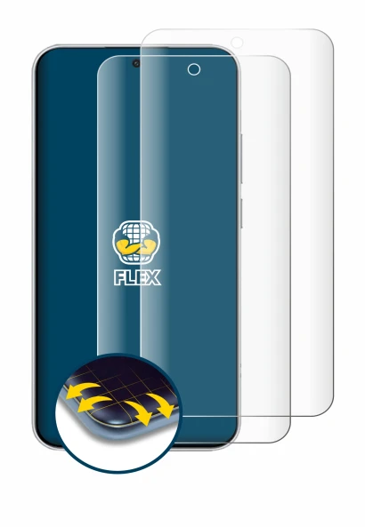 Immagine del dispositivo Xiaomi Redmi Note 15 Pro con un'ampia varietà di protezioni per lo schermo.