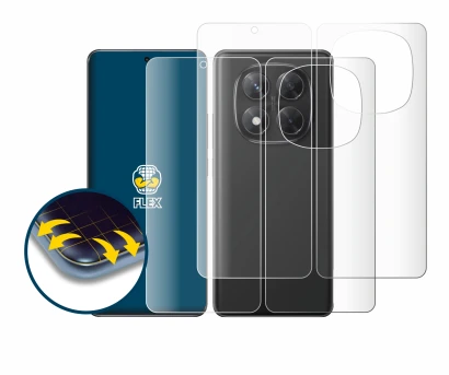 Immagine del dispositivo Xiaomi Redmi Note 14 Pro 4G (Fronte+Retro) con un'ampia varietà di protezioni per lo schermo.