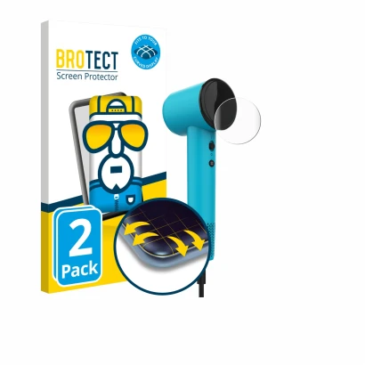 Parte frontale di una confezione del prodotto con il logo del marchio BROTECT. Accanto è raffigurato il dispositivo Cecotec Dr