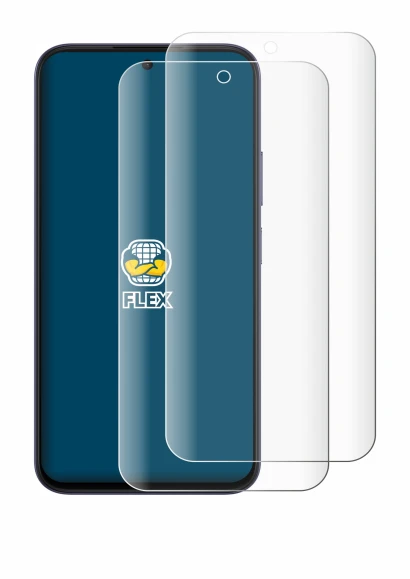 Immagine del dispositivo Oppo A6k con un'ampia varietà di protezioni per lo schermo.