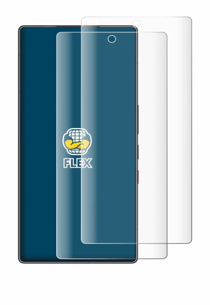 Immagine del dispositivo ZTE Nubia Red Magic 11S Pro Plus con un'ampia varietà di protezioni per lo schermo.