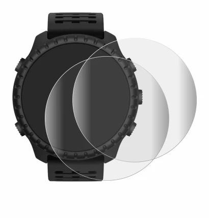 Immagine del dispositivo Suunto Core 2 con un'ampia varietà di protezioni per lo schermo.