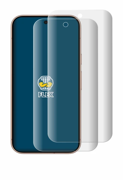 Immagine del dispositivo Google Pixel 11 Pro con un'ampia varietà di protezioni per lo schermo.