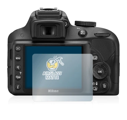 Immagine del dispositivo Nikon D3300 con un'ampia varietà di protezioni per lo schermo.