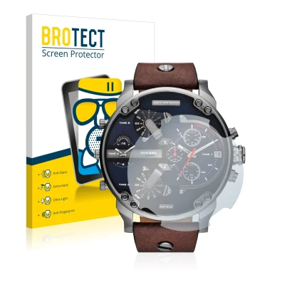 Parte frontale di una confezione del prodotto con il logo del marchio BROTECT. Accanto è raffigurato il dispositivo Diesel DZ7