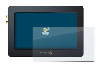 Immagine del dispositivo Blackmagic Design Blackmagic Video Assist 4K (7.0) con un'ampia varietà di protezioni per lo schermo.