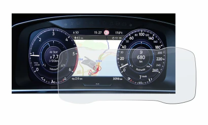Immagine del dispositivo Volkswagen Golf 7 Active Info Chockpit 12.3" con un'ampia varietà di protezioni per lo schermo.