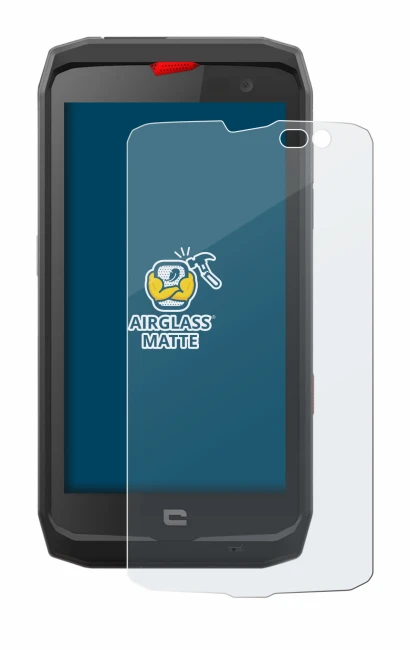 Immagine del dispositivo Crosscall Action X3 con un'ampia varietà di protezioni per lo schermo.