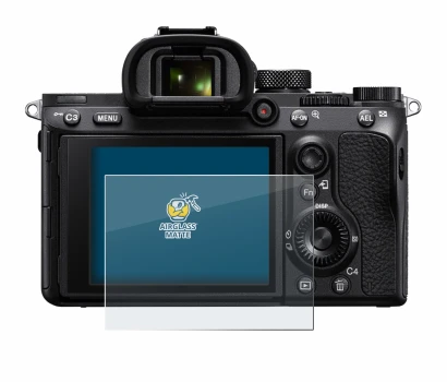 Immagine del dispositivo Sony Alpha 7 III (ILCE-7M3) con un'ampia varietà di protezioni per lo schermo.