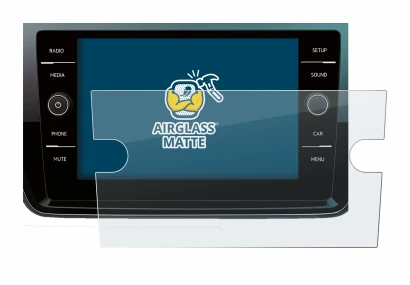 Immagine del dispositivo Volkswagen Polo 2018 Composition Media 8" 2017 con un'ampia varietà di protezioni per lo schermo.