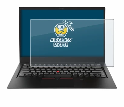 Immagine del dispositivo Lenovo ThinkPad X1 Carbon (6a. Gen.) con un'ampia varietà di protezioni per lo schermo.