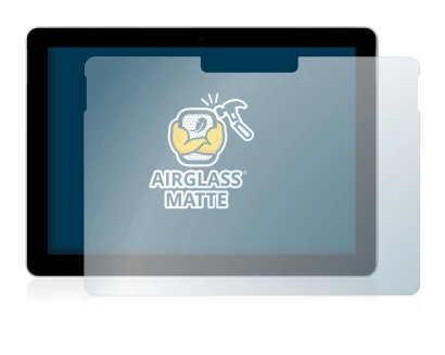 Immagine del dispositivo Microsoft Surface Go (1a Gen.) con un'ampia varietà di protezioni per lo schermo.