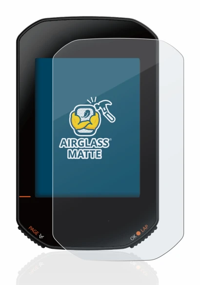 Immagine del dispositivo Bryton Rider 420 con un'ampia varietà di protezioni per lo schermo.