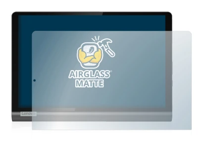 Immagine del dispositivo Lenovo Yoga SmartTab con un'ampia varietà di protezioni per lo schermo.