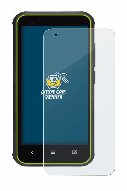 Immagine del dispositivo SkyCaddie SX400 con un'ampia varietà di protezioni per lo schermo.