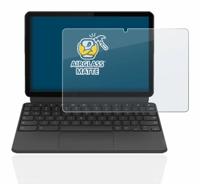 Immagine del dispositivo Lenovo IdeaPad Duet Chromebook 10.1" (in formato orizzontale) con un'ampia varietà di protezioni per 