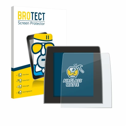 Parte frontale di una confezione del prodotto con il logo del marchio BROTECT. Accanto è raffigurato il dispositivo Renault Ca