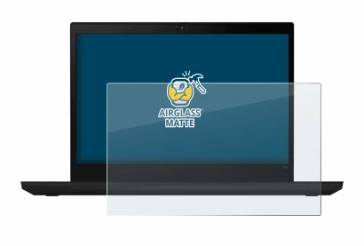 Immagine del dispositivo Lenovo ThinkPad T14 Gen 1 con un'ampia varietà di protezioni per lo schermo.