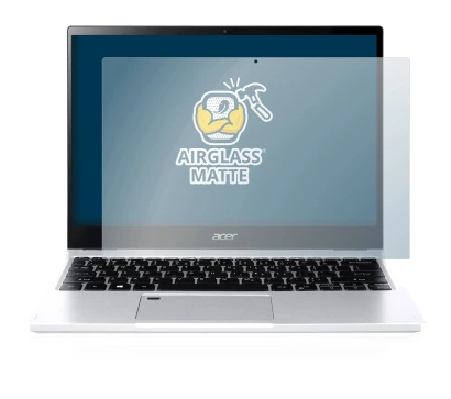 Immagine del dispositivo Acer Spin 3 SP313-51N con un'ampia varietà di protezioni per lo schermo.