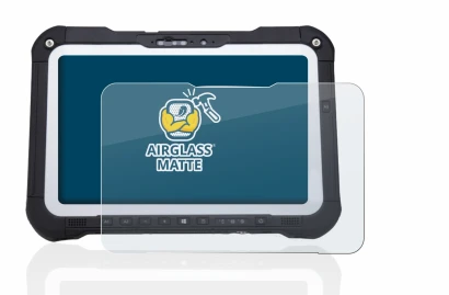 Immagine del dispositivo Panasonic Toughbook FZ-G2 con un'ampia varietà di protezioni per lo schermo.