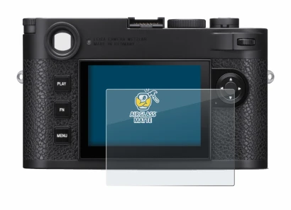 Immagine del dispositivo Leica M11 con un'ampia varietà di protezioni per lo schermo.