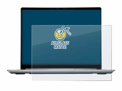 Immagine del dispositivo Framework Laptop 13 con un'ampia varietà di protezioni per lo schermo.