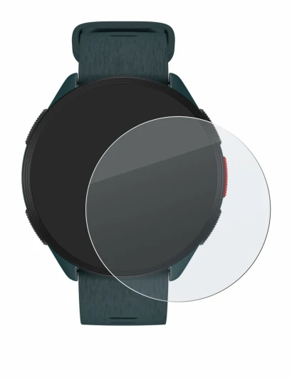 Immagine del dispositivo Polar Pacer con un'ampia varietà di protezioni per lo schermo.