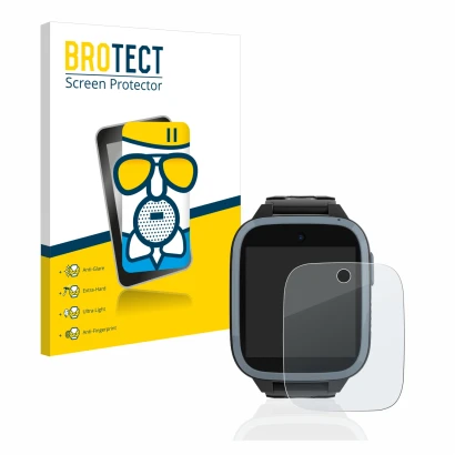 Parte frontale di una confezione del prodotto con il logo del marchio BROTECT. Accanto è raffigurato il dispositivo Xplora XGO