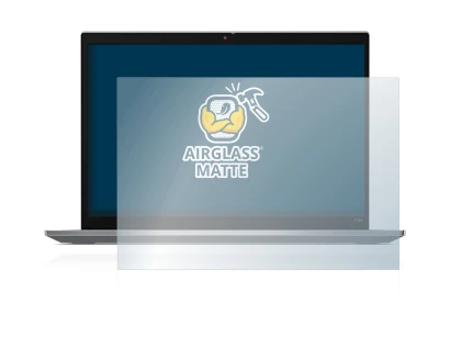 Immagine del dispositivo Lenovo ThinkPad T14s Gen 3 con un'ampia varietà di protezioni per lo schermo.