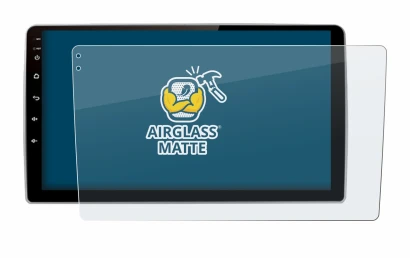 Immagine del dispositivo Junsun V1 pro 9" con un'ampia varietà di protezioni per lo schermo.