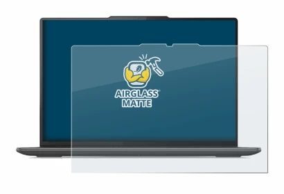 Immagine del dispositivo Lenovo Yoga Pro 9i Gen 8 16" con un'ampia varietà di protezioni per lo schermo.