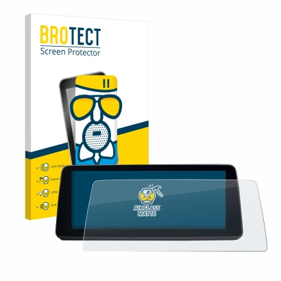 Parte frontale di una confezione del prodotto con il logo del marchio BROTECT. Accanto è raffigurato il dispositivo BMW 5 G30/