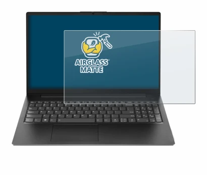 Immagine del dispositivo Lenovo V15 G4 AMN con un'ampia varietà di protezioni per lo schermo.