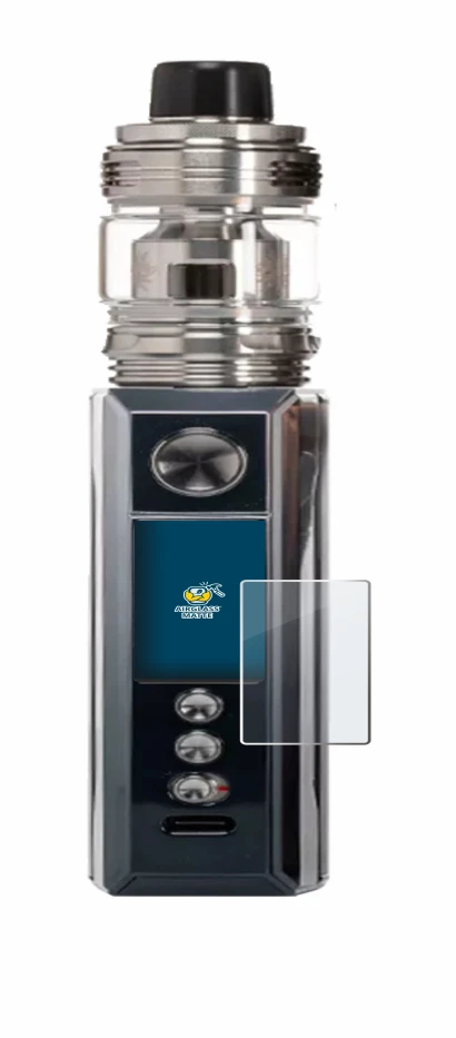 Immagine del dispositivo Voopoo Drag M100S con un'ampia varietà di protezioni per lo schermo.