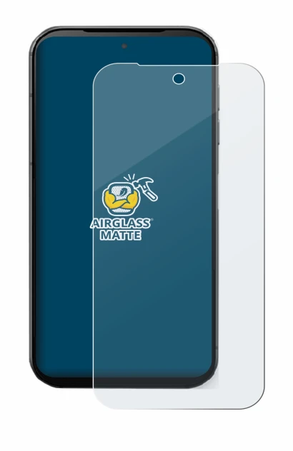 Immagine del dispositivo Fairphone 5 con un'ampia varietà di protezioni per lo schermo.